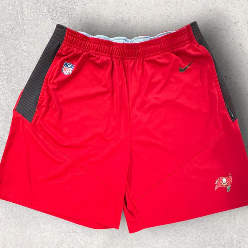 Nike Tampa Bay Buccaneers Dri-FIT Shorts Men's Large Red NFL On-field Apparel